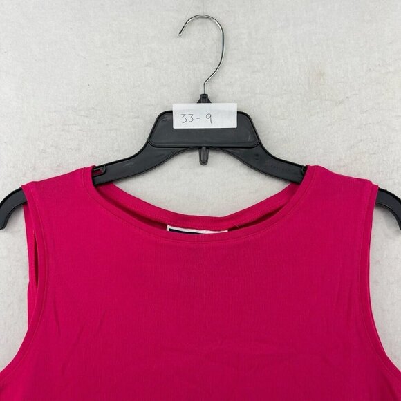 Karen Scott Tank Top Womens PL Red Knitted Stretch Boat Neck Pullover Sleeveless - Picture 10 of 10